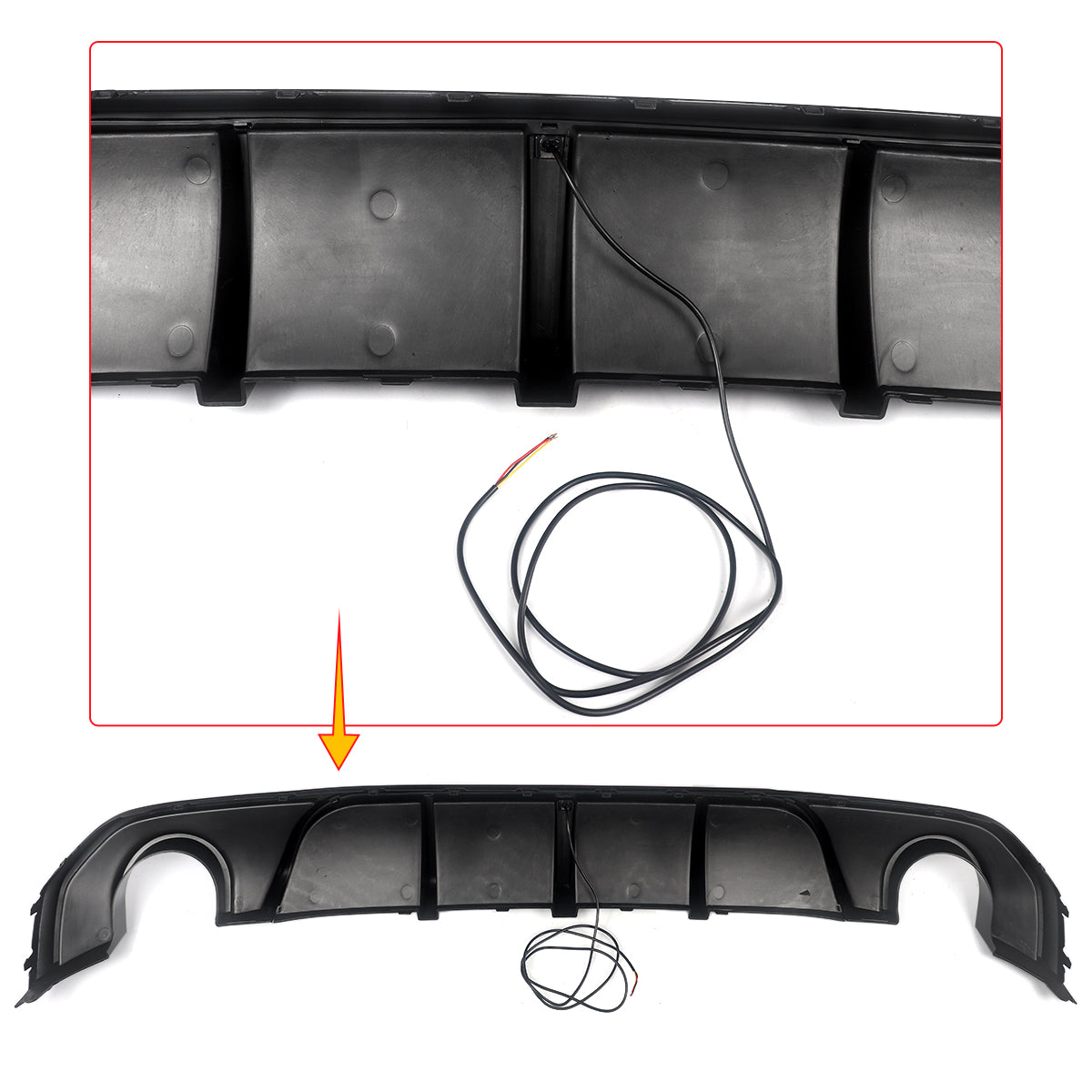 Difusor M Performance Bmw G26 com stop F1