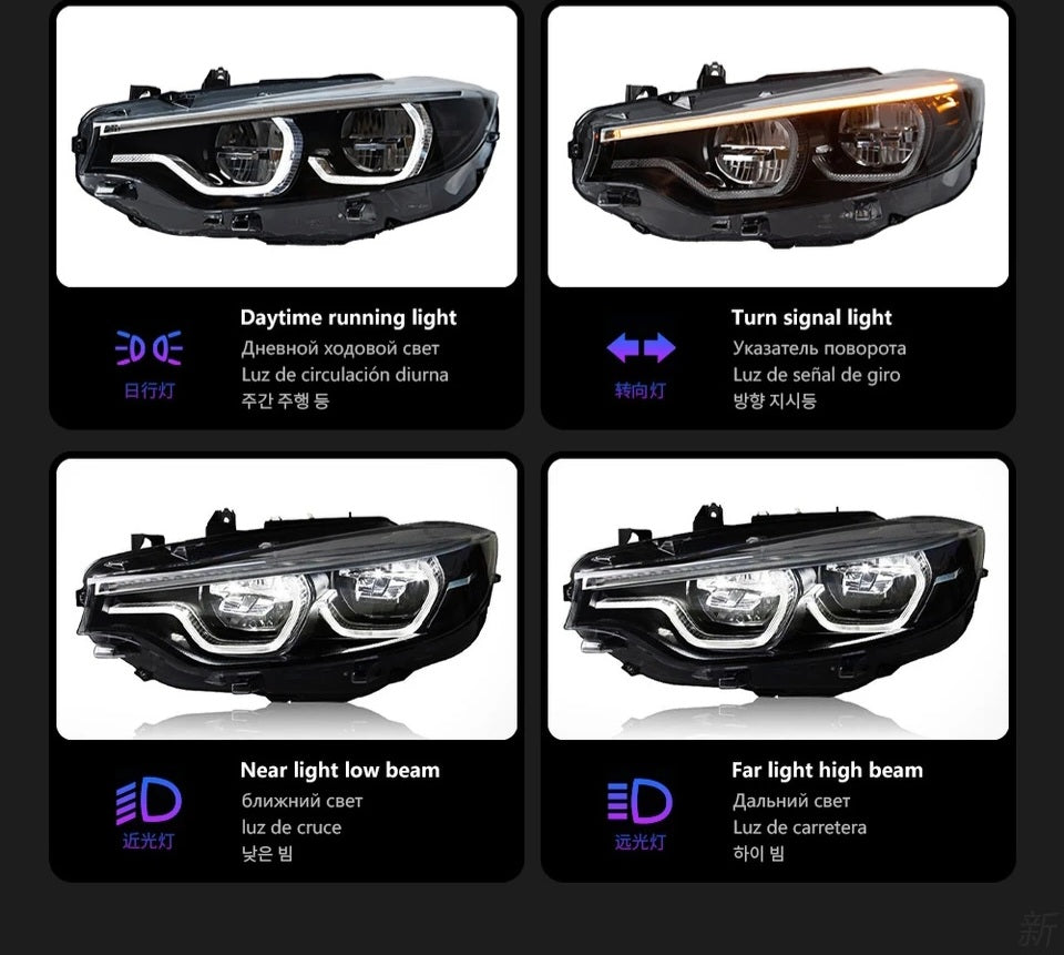 Phares LED BMW F32 F33 F36