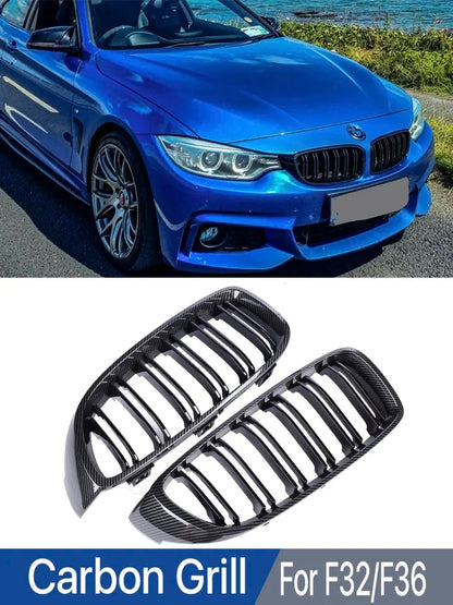 Grelha dupla Carbono Aquaprint BMW F32 F33 F36