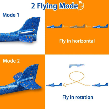 Avion pour enfants avec éclairage
 Fabriqué à partir d'un matériau durable
 De superbes jeux de plein air