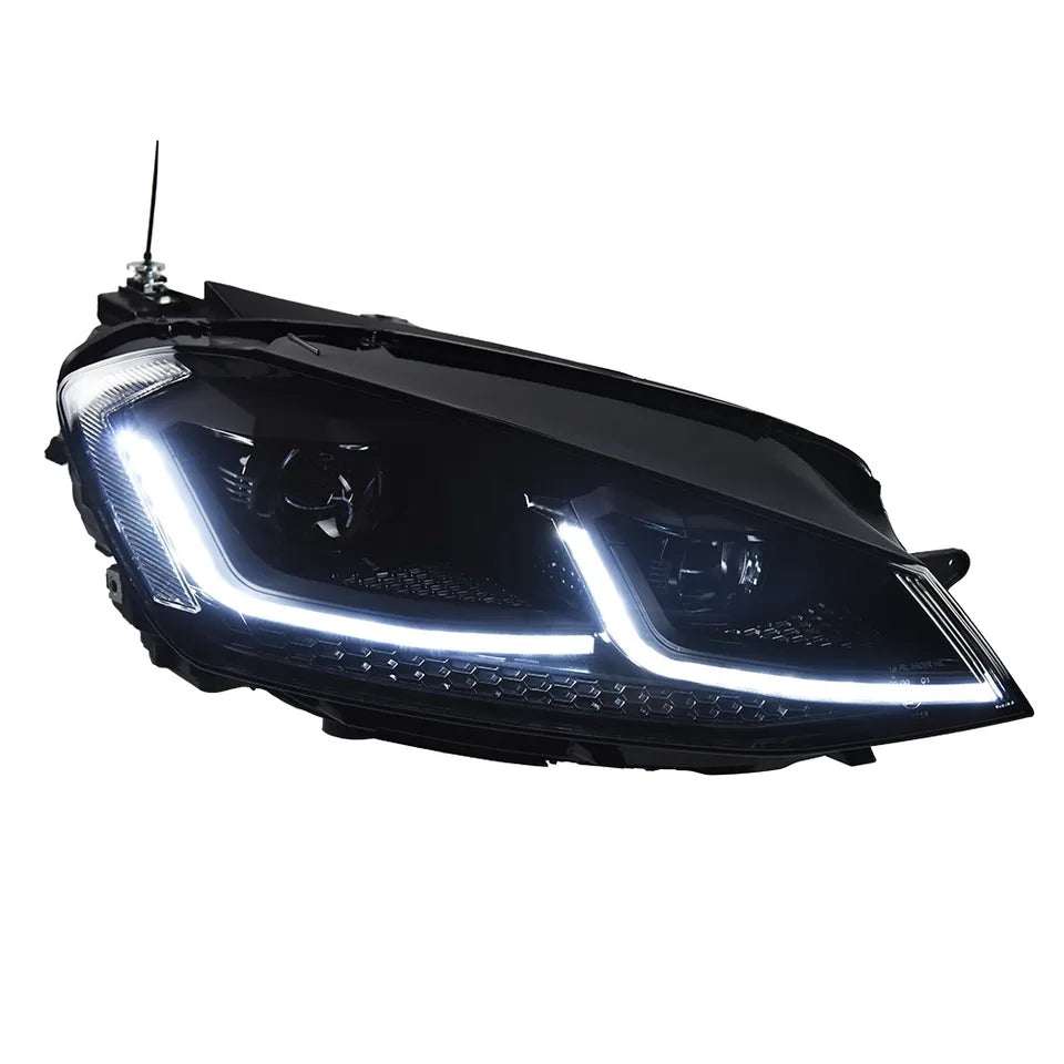 Faróis VW Golf 7 ou 7.5

 Car Styling for VW Golf 7 MK7 LED Headlight Golf7.5 R LINE Design DRL Hid Dynamic Signal Head Lamp Bi Xenon Beam Accessories