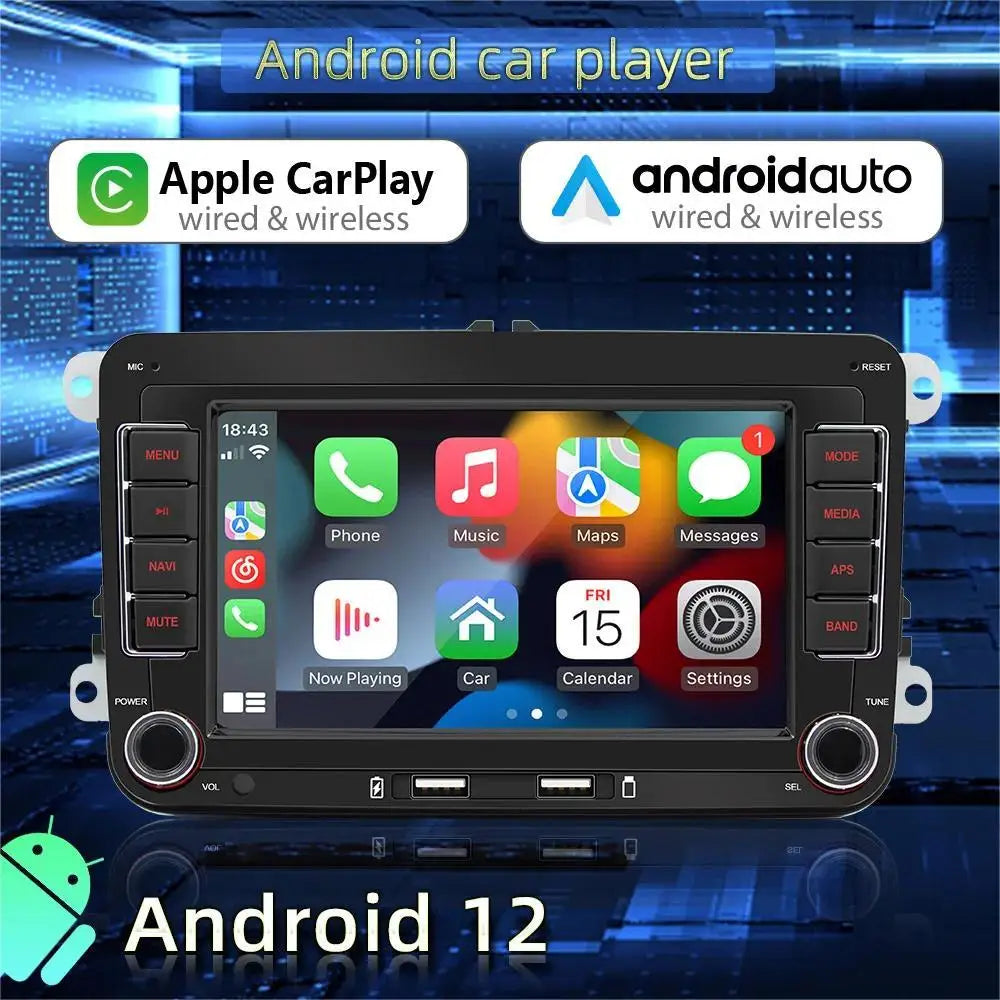 Radio VW Carplay  Android auto e iphone Auto ligação sem fios NOTA não permite instalar aplicações

Car Radio 2Din for Volkswagen Golf 5 6 Polo Passat B6 B7 CC Skoda Jetta Universal Muiltmedia Carplay Wifi