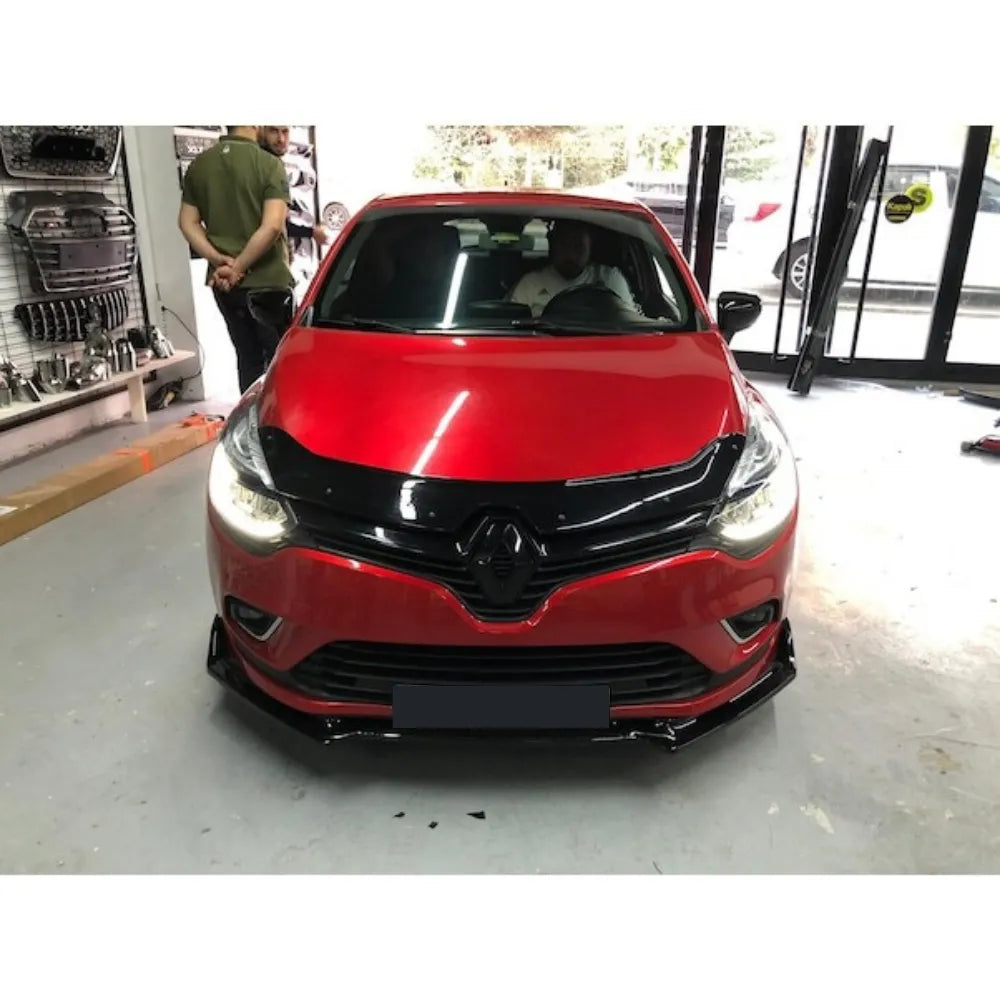 Lip Frontal   Renault Clio 4 2011-2019

3 Pcs Front Bumper Lip For Renault Clio 4 2011-2019 Body Kit Car Accessories Spoiler Splitter Diffuser Flap Sport Exterior Parts