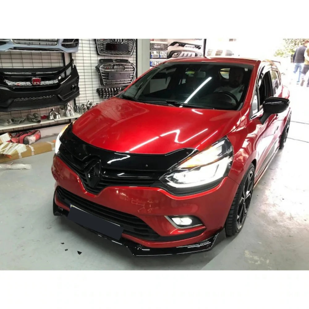 Lip Frontal   Renault Clio 4 2011-2019

3 Pcs Front Bumper Lip For Renault Clio 4 2011-2019 Body Kit Car Accessories Spoiler Splitter Diffuser Flap Sport Exterior Parts