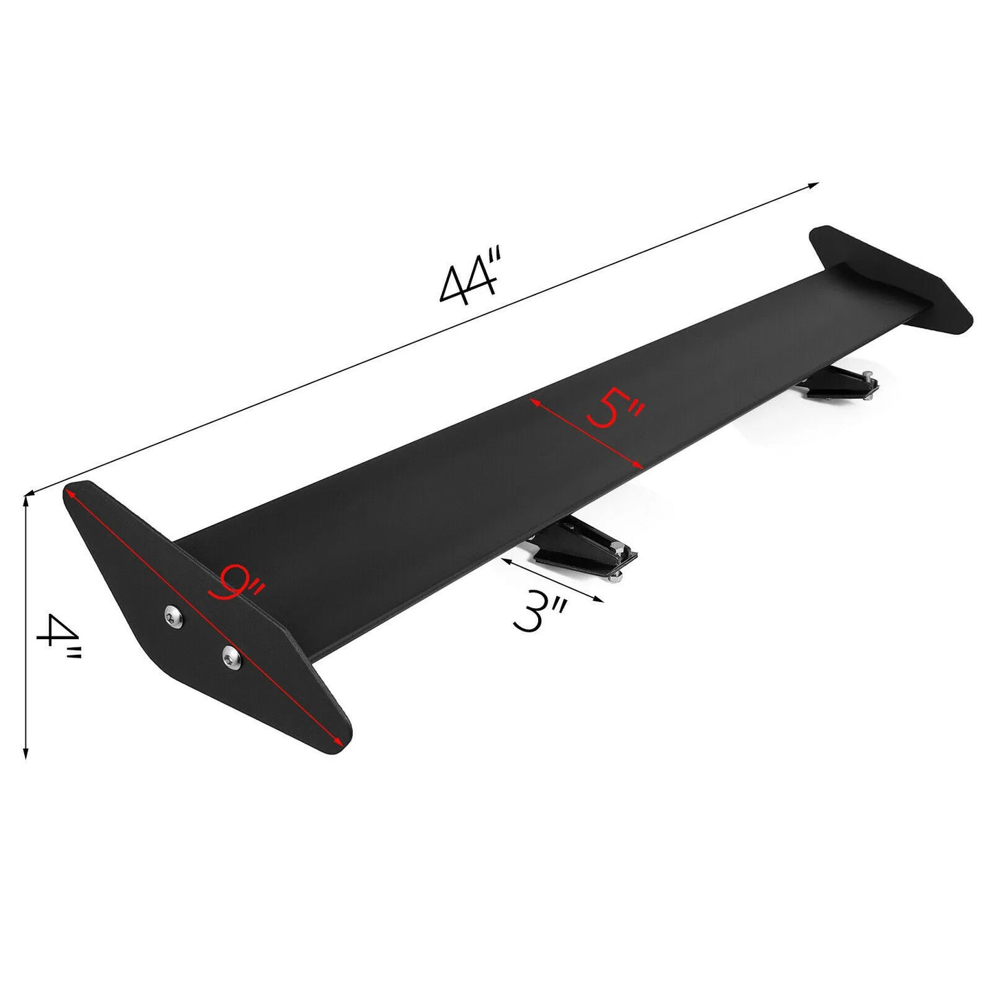 Aleiron Drift ou Uso Normal Varias Opções
 43 / 53 Inch Lightweight Universal Rear Wing Spoiler Single / Double Streamline Deck Set for Any Hatchback with Even Trunk