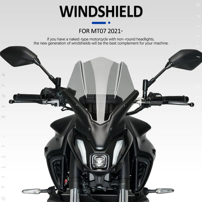 Vidro Protetor/ refletor vento Yamaha MT-07 2021»

Motorcycle Accessories Windscreen Windshield Deflector Protector Wind Screen 2021- For Yamaha MT-07