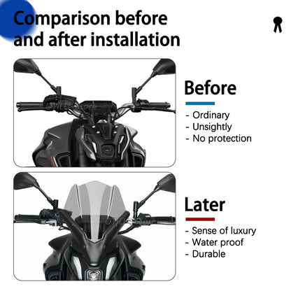 Vidro Protetor/ refletor vento Yamaha MT-07 2021»

Motorcycle Accessories Windscreen Windshield Deflector Protector Wind Screen 2021- For Yamaha MT-07