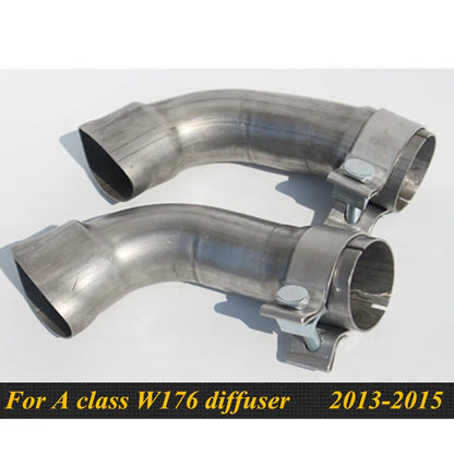 Tubos Ligação a Ponteiras adaptar Kit A45 Mercedes Classe A w176 até 2015 Apenas Para-Choques AMG

Transfer Tubes For Mercedes W176 Diffuser with Exhaust Installation 304 Stainless Steel Material