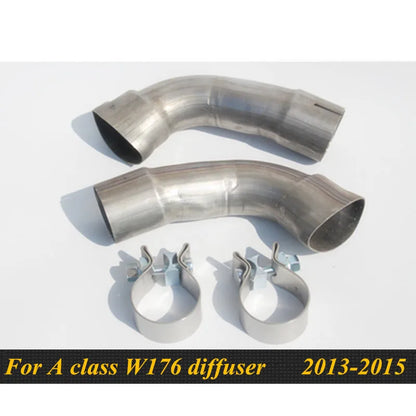 Tubos Ligação a Ponteiras adaptar Kit A45 Mercedes Classe A w176 até 2015 Apenas Para-Choques AMG

Transfer Tubes For Mercedes W176 Diffuser with Exhaust Installation 304 Stainless Steel Material