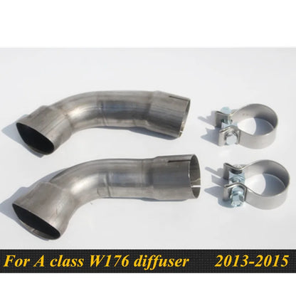 Tubos Ligação a Ponteiras adaptar Kit A45 Mercedes Classe A w176 até 2015 Apenas Para-Choques AMG

Transfer Tubes For Mercedes W176 Diffuser with Exhaust Installation 304 Stainless Steel Material