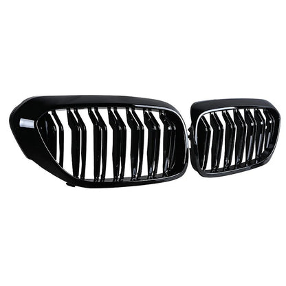 Double Gril

 Grille de calandre de pare-chocs avant pour BMW G30 G31 série 5 525I 530I 540I 550I M5 avec ligne noire de performance M, noir mat