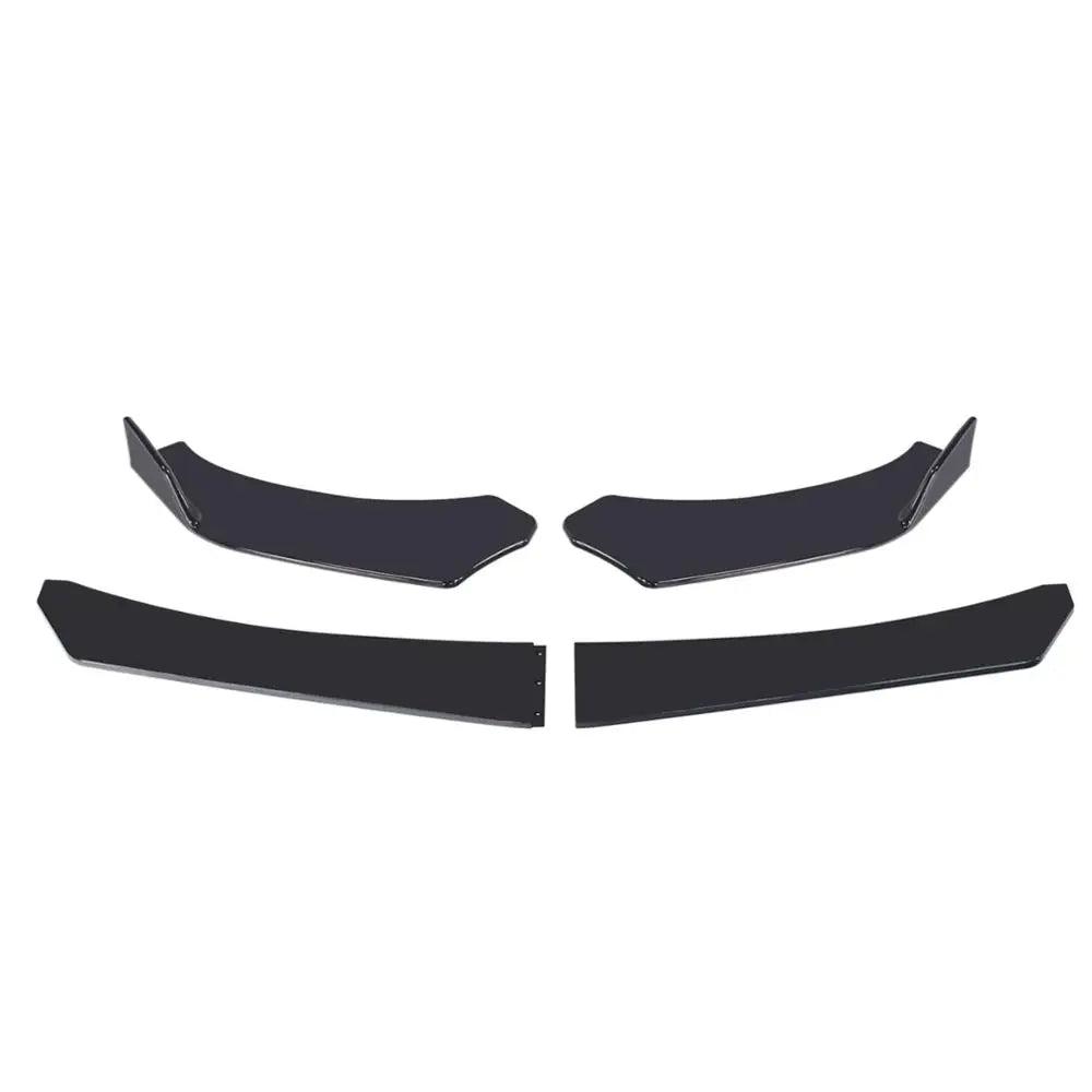 4 Peças Lip Frontal Universal BMW MERCEDES FORD PEUGEOT HONDA MAZDA

4 Pieces Car Front Bumper Lip Body Kit Spoiler Splitter ABS Bumper Canard Lip Splitter  Universal For Tesla Model 3 Sedan