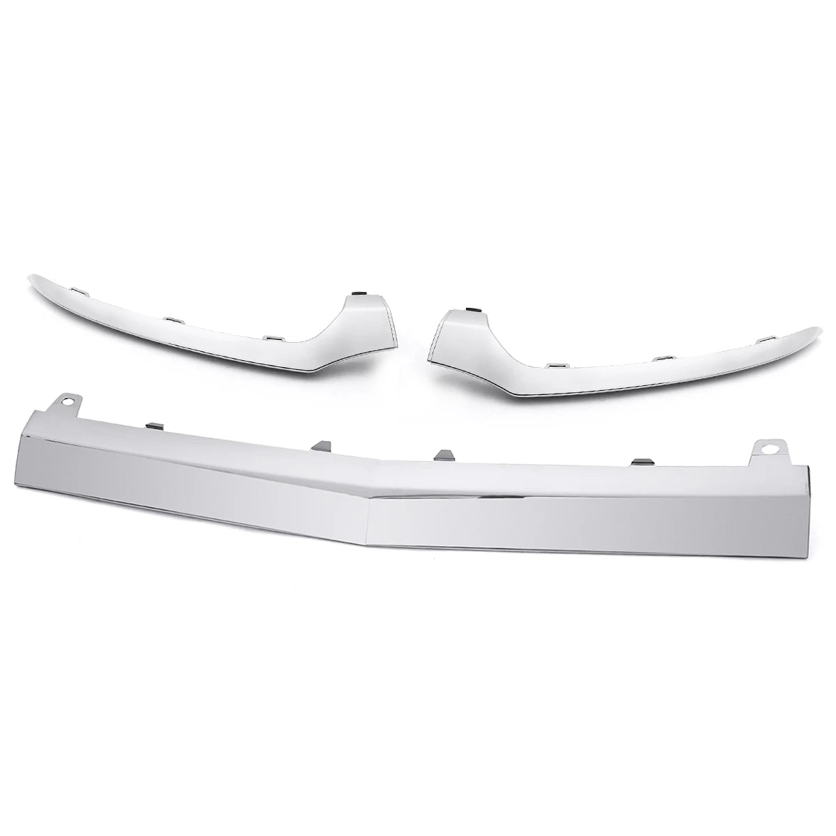 Lamina Para-choques frontal amg Mercedes w205 

New Car Front Bumper Lower Lip Splitter Cover Chrome Molding Trim Chrome Silver For Mercedes For Benz W205 C For AMG