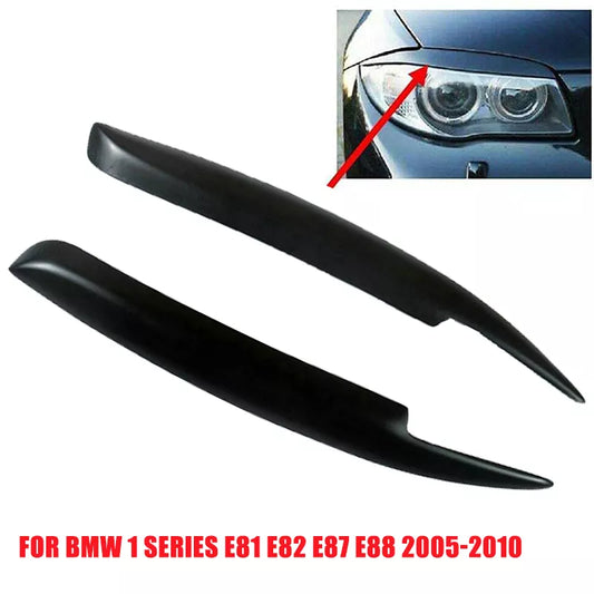 Pestanas Farois Bmw e87 e81 e82 e88

Car Eyebrow Headlight Cover Head light Eyelid Eyebrow Cover Trim Stickers For Bmw 1 Series E81 E82 E87 E88 2005 2006 2007 ~ 2010