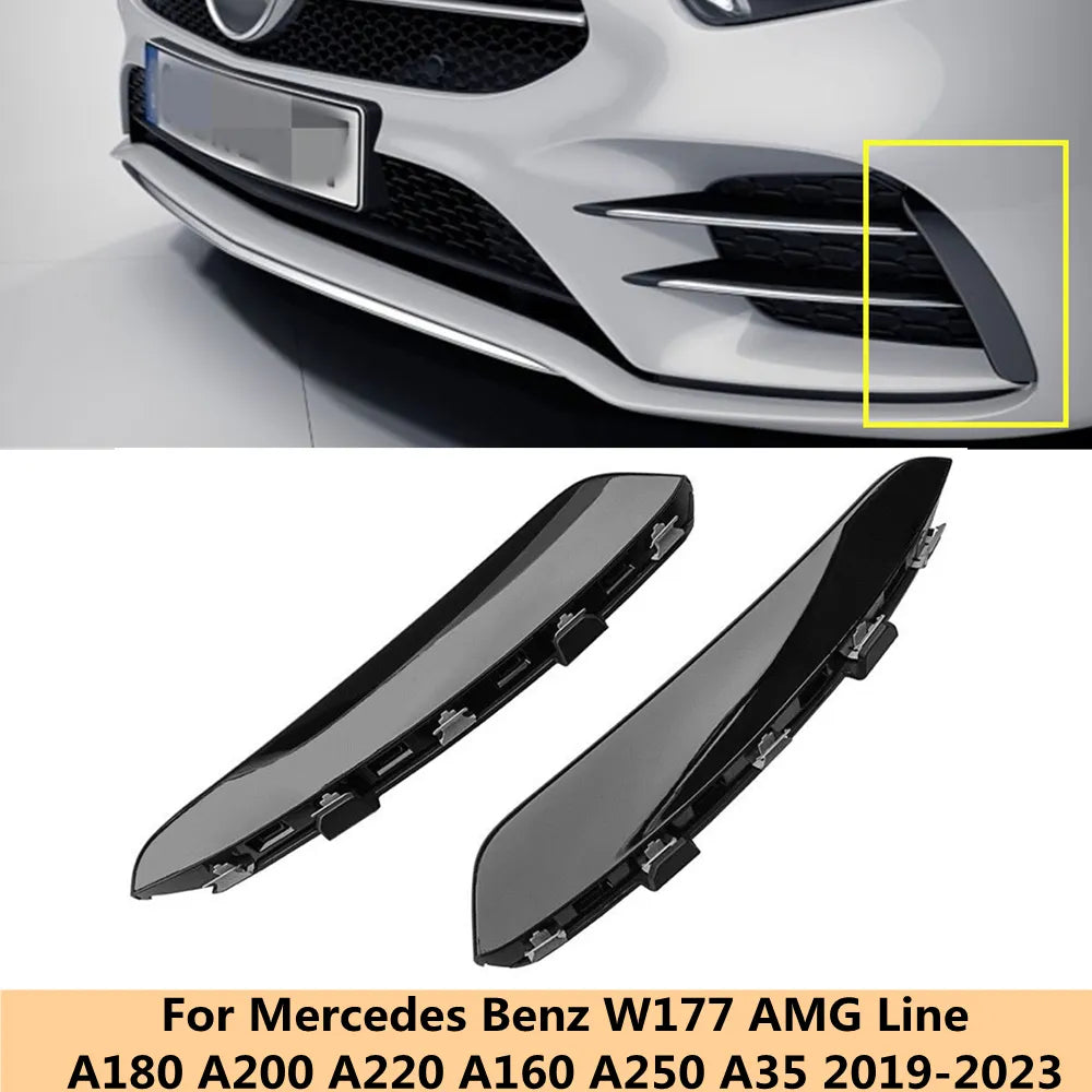 Splits Pra-Choque Frente
 Mercedes Benz A Class W177 A180 A200 A220 A250 A35 2019 2020 2021+