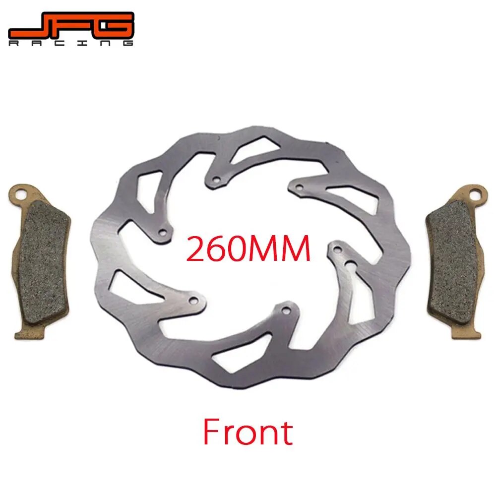 Disques, plaquettes

 Disques de frein avant et arrière pour moto, Rotors, plaquettes de frein, 220MM, 260MM, pour KTM EXC SX SXF XC XCF XCW XCFW 125 150 250 300 350 450 530