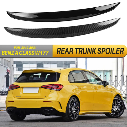 Pala Aleiron Mercedes Class A w177

For Mercedes Benz W177 Rear Spoiler Wing Hatchback A-Class AMG A45 A180 A160 A200 A220 A250 A35 ABS Small Extension Cap 2019+