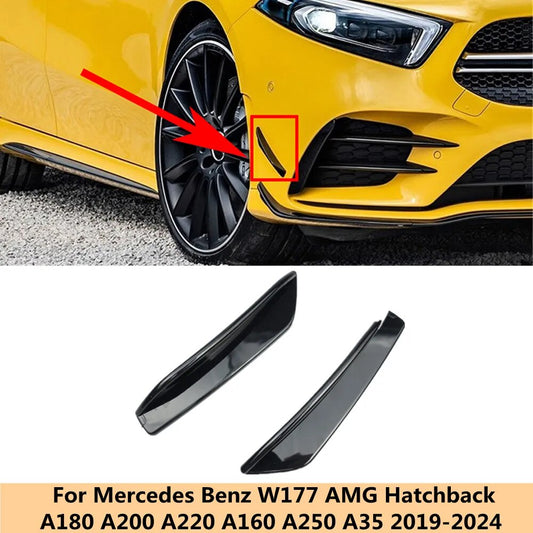 Splits Para-Choques Frente
 Mercedes Benz A Class W177 A160 AMG A180 A200 A250 A35 2019 2020 2021+