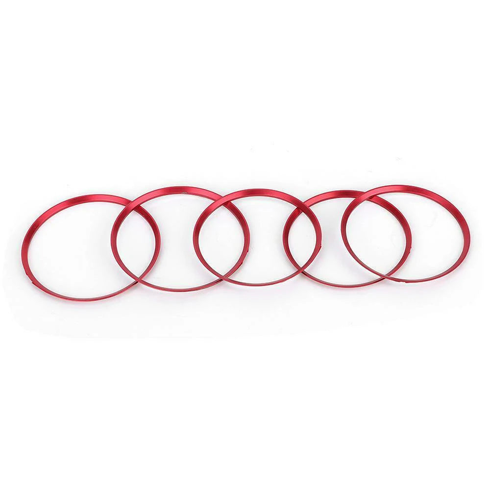 Aros Cores Mercedes w176 w117 Classe A  B Cla GLA 

5Pcs Car-Styling AC Outlet Ring Decoration Air Conditioning Vents Trim Stickers Cover for Mercedes Benz A B CLA GLA Class