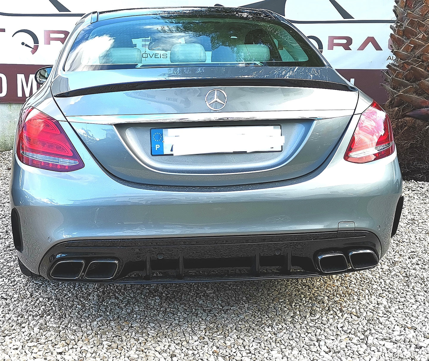 Difusor Traseiro tipo Brabus C63