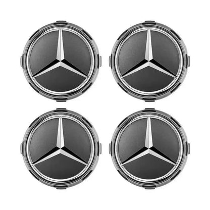 4 symboles de roue Mercedes mesurant 75 mm