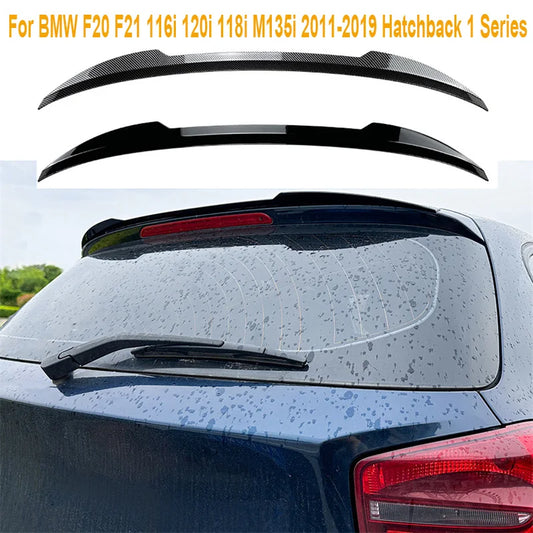 Extensão /Pala Aileron  For BMW F20 F21 1 Series  2011-2019

For BMW F20 F21 1 Series  2011-2019 Style Rear Roof Lip Spoiler Wing ABS Car Tail Wing