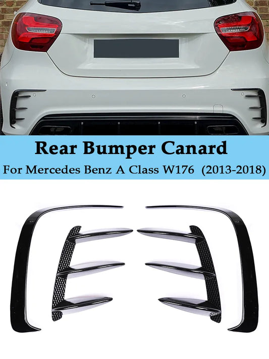 Le pare-chocs arrière AMG divise Mercedes Classe A w176

 Pour Mercedes Benz classe A W176 pare-chocs arrière évent A45 Sport Canard séparateur Spoiler rabat couverture 2013-2018 noir voiture accessoires