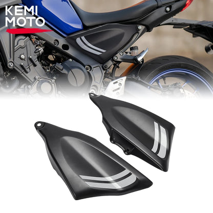 Protection latérale MT09 FZ09 MT FJ 09 Tracer XSR 900 2014-2020 Couvercle de protection de cadre MT09 2021-2022 Carénages de panneaux latéraux de remplissage avec kit de montage Accessoires de moto pour Yamaha MT-09 MT 09