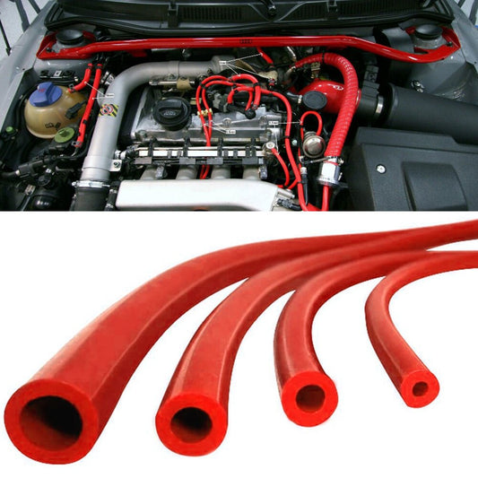 Universal 3/5/4/6/8/10/12/14mm Auto Car Vacuum Silicone Hose Racing Line Pipe Tube Blue Red 1-50 meter