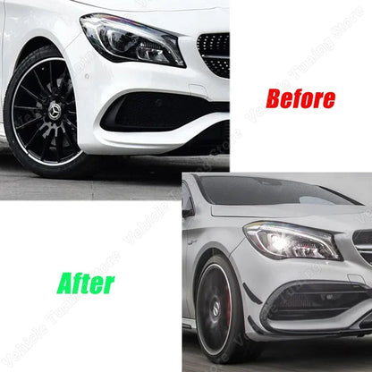 Séparateurs de pare-chocs AMG Mercedes Benz CLA C117 CLA AMG 2015-2018

 Pour Mercedes Benz CLA C117 CLA AMG 2015-2018 noir pare-chocs avant lèvre becquet séparateurs Canards évents