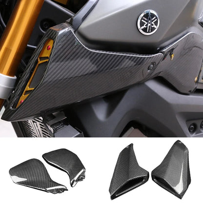 Couvercle d'admission d'air de carénage latéral en Fiber de carbone, pour Yamaha MT09 FZ09 2017 2018 2019 MT 09 FZ 09