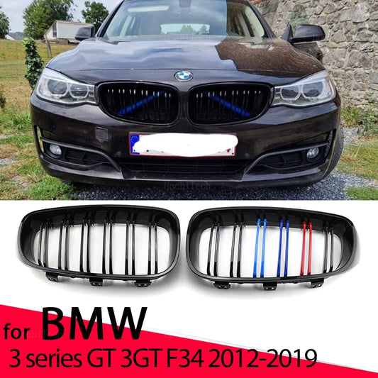 Grelhas Duplas BMW 3 Series GT 3GT F34 2012-2019

Car Front Bumper Grilles Kidney Racing Grill For BMW F34 3 Series GT Gran Turismo Double Slat Replacement Grille