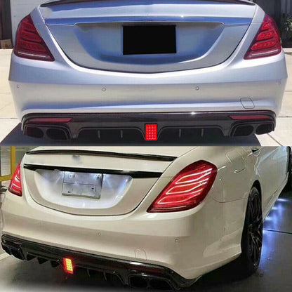 Kit Complet C63 avec Butée Type F1 en Carbone Aquaprint Mercedes W213

 E63 AMG Style diffuseur d'échappement arrière pour Mercedes classe E W213 berline 2013-20 aspect carbone