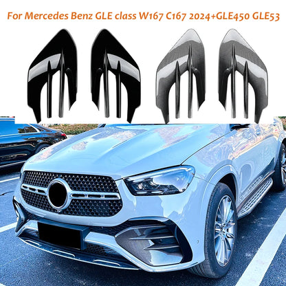 Splits Para-Choques Frontal GLE W167

For Mercedes Benz GLE class W167 C167 2024+GLE450 GLE53 AMG Front Bumper Fog Lamp lights Grille Grill Cover Frame Body Kits