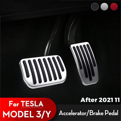 Couvre-pédales antidérapants

 Couvre-plaquettes de pédale de voiture pour Tesla modèle 3 Y, accessoires de frein d'accélérateur en alliage anti-saluminium, Grain Litchi, 2017 – 2023