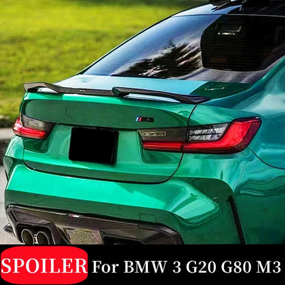 AILERON BMW 3 Series G20 G80 M3 

Car Rear Trunk Lid Lip Body Kit Spoiler Wings For 2020 21 22 23 BMW 3 Series G20 G80 M3 Sport Styling Tuning Exterior Accessorie