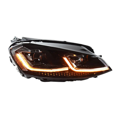 Faróis VW Golf 7 ou 7.5  2013-2020 

Car Styling for VW Golf 7 0u 7.5 LED Headlight 2013-2020 Golf 7 Headlights DRL Hid Head Lamp Dynamic Signal Bi Xenon Accessories