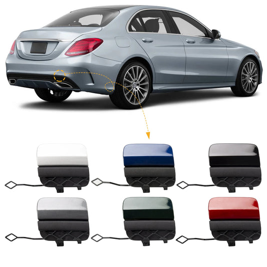 Tampa Reboque Para choques mercedes w205 classe C AMG

Rear Bumper Tow Hook Cap Towing Eye Cover For Mercedes-Benz W205 C-Class Sedan C300 C400 C43AMG 2015-2018 Passenger Side