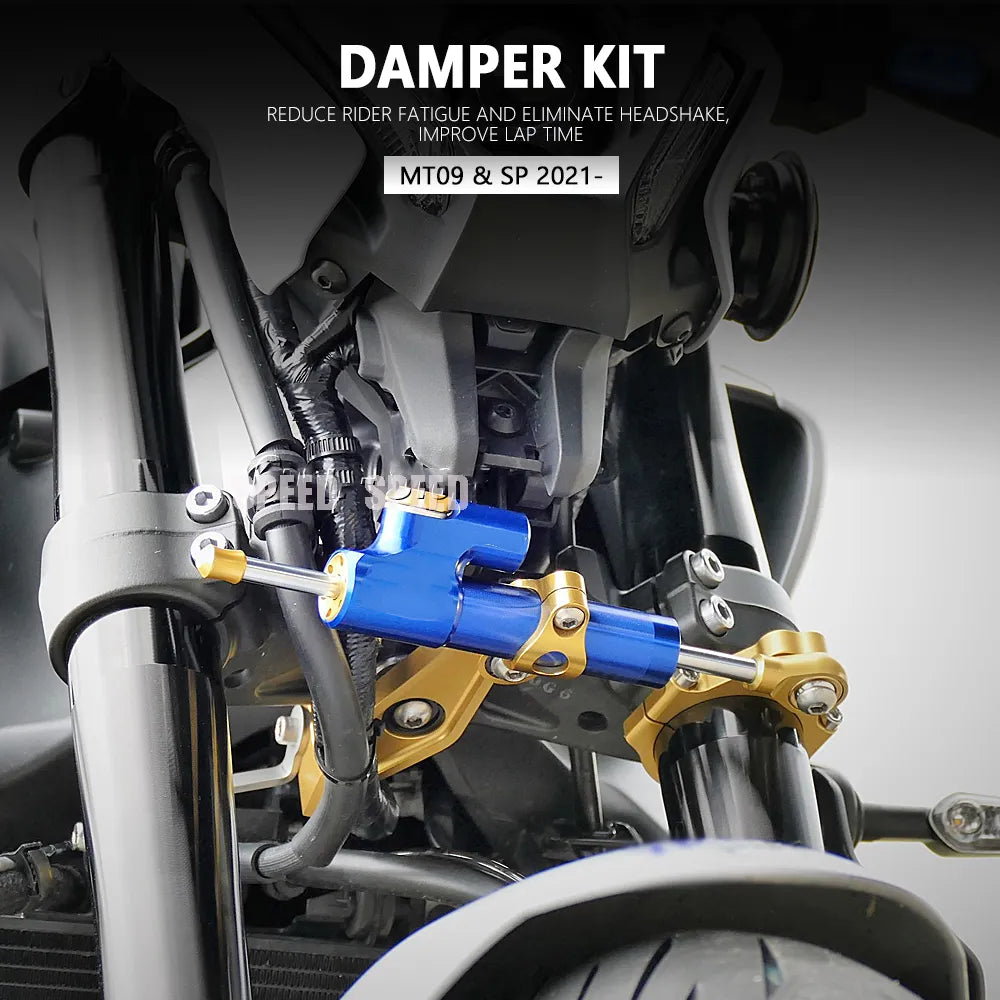 Kit de montage de support d'amortisseur de stabilisation de direction, accessoires de motos MT09 MT09 SP 2021 2022 2023 pour YAMAHA MT09 mt09 SP