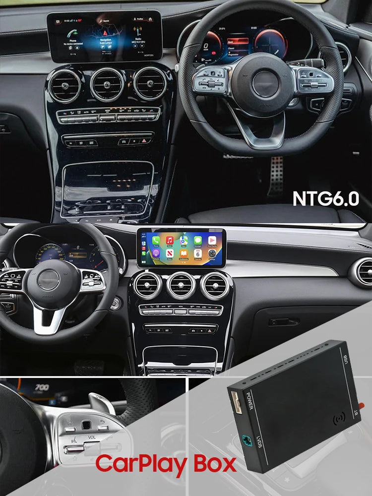 Activateur Carplay Mercedes Benz A W177 w156 GLA CLA GLB MBUX NTG 6.0

 CarPlay sans fil pour Mercedes NTG6.0 Android Auto W118 A180 A200 A45 A63 GLA CLA W176 B200 B180 W117 W213 W206 W222