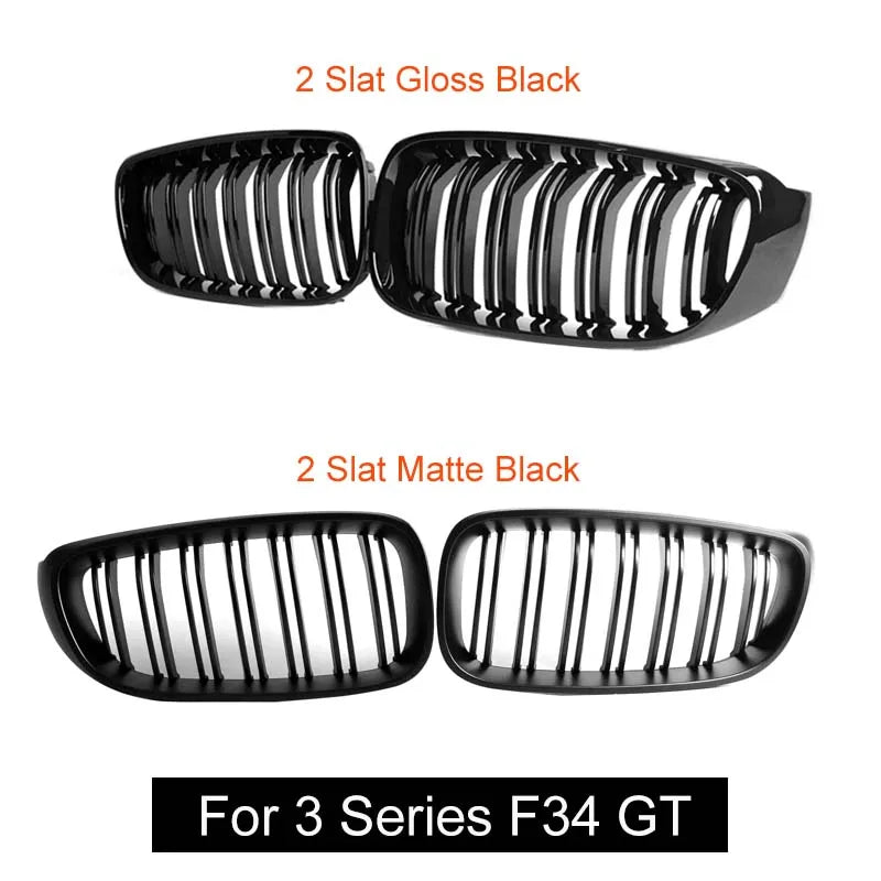 Grelhas Duplas BMW F34 3 Series GT  (2013-2020)

1 Pair ABS Front Grill for BMW F34 3 Series GT Gran Turismo Glossy Black Front Bumper Racing Grille 340i 328i xDrive