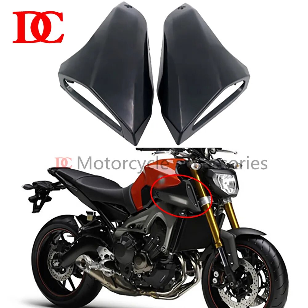 Laterais MT09 FZ 09 Motorcycle Side Tank Fairing Air Intake Cover Panel For Yamaha MT09 FZ09 FZ-09 MT-09 2012 2013 2014 2015 2016