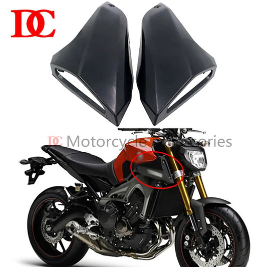 Panneau de couverture d'admission d'air latéral de carénage de réservoir latéral de moto MT09 FZ 09, pour Yamaha MT09 FZ09 FZ-09 MT-09 2012 2013 2014 2015 2016