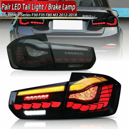 Faróis Led 3D BMW F30 F80 M3

OLED GTS Tail Lights for BMW 3 Series F30 F35 F80 LED Taillight Rear Fog Lamp + Brake Lamp + Reverse + Dynamic Turn Signal 13-19