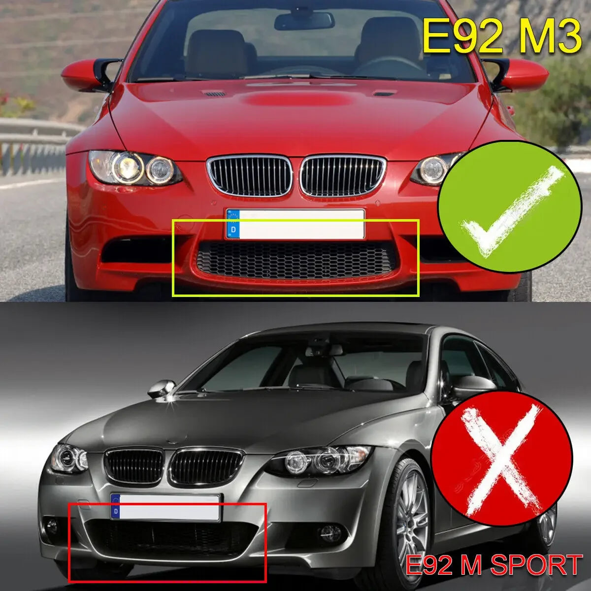 Lip Frontal Para-Choque m3  BMW E92 E93

Gloss Black Front Lip Splitter Spoiler GTS Style For 2007-13 BMW  E92 E93