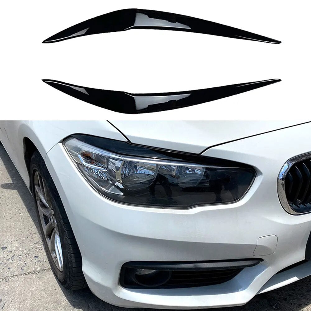 2 Peças pestanas Faróis Preto Brilhante
BMW 1 Series F20 118i 120i 15-19