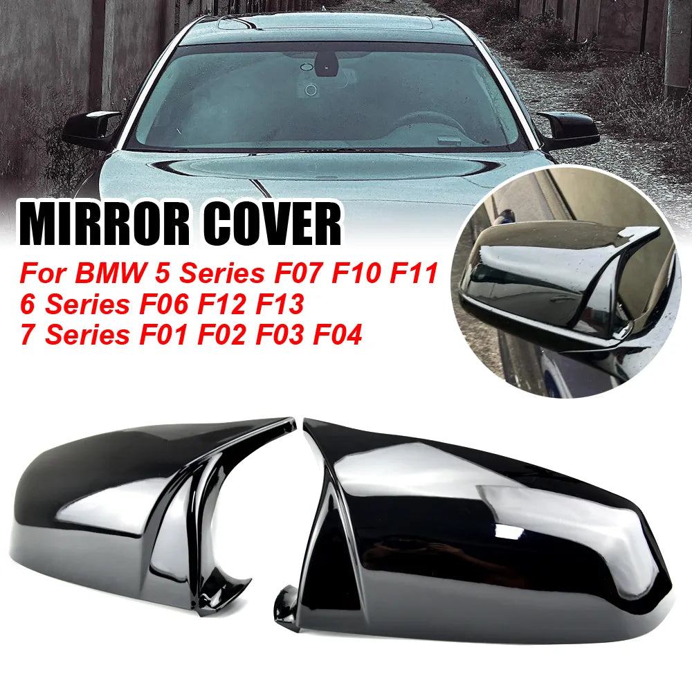 Capas de Espelho Bmw F01 F02 F03 F04F06 F07 F12 F13 F10 F11 SEM PISCA 

Side Wing Rearview Mirror Cover Cap For BMW 5 6 7 Series F01 F02 F03 F04 F06 F07 F10 F11 F12 F13 Carbon Black high quality types