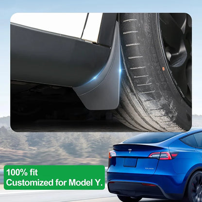 Palas tesla Modelo 3 ou Y

Mud Flaps For Tesla Model Y 3 2021 2022 2023 Front Rear Tires Splash Guards Matte Black Mudflaps No Drilling Car Accessories