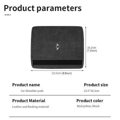 Protection de ceinture pour Mini

 Housse de ceinture de sécurité en cuir pour MINI Logo, 2 pièces, Protection des épaules, Cooper JCW WORKS R55 R56 F55 F56 R57 R58 R59 R60 R50
