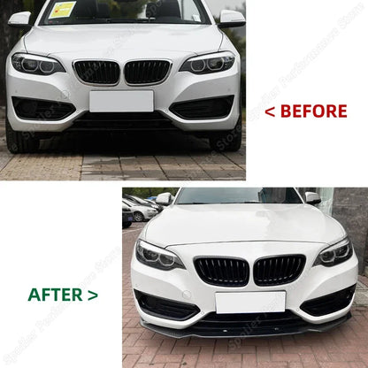 Lip Frontal  BMW 2 Series F22 F23 Para Para-Choques Não M

For BMW 2 Series F22 F23 Car Front Bumper Splitter Lip Protector Spoiler2014-2021